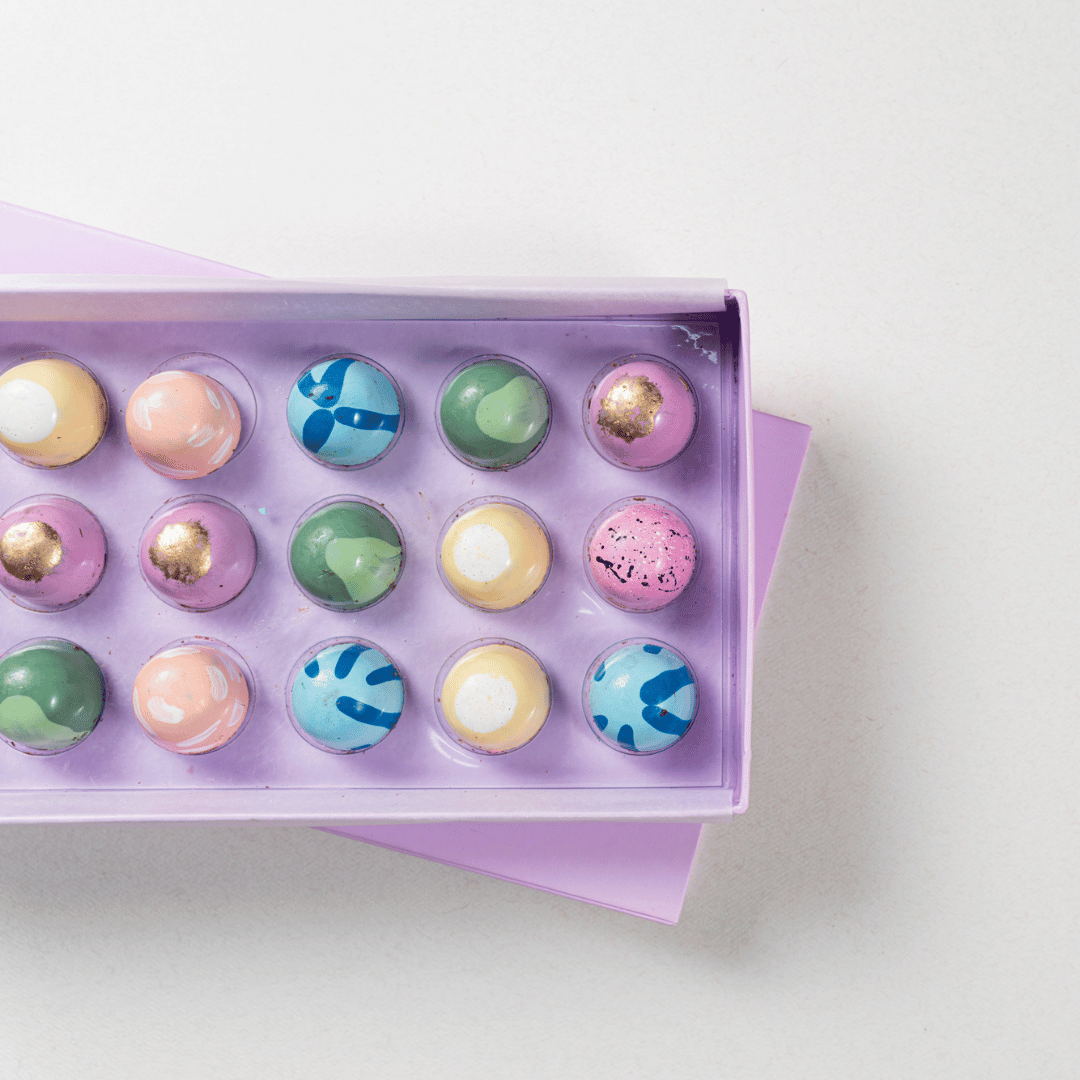 Sueños de Chocolate - Caja de 18 Bombones de 6 Sabores